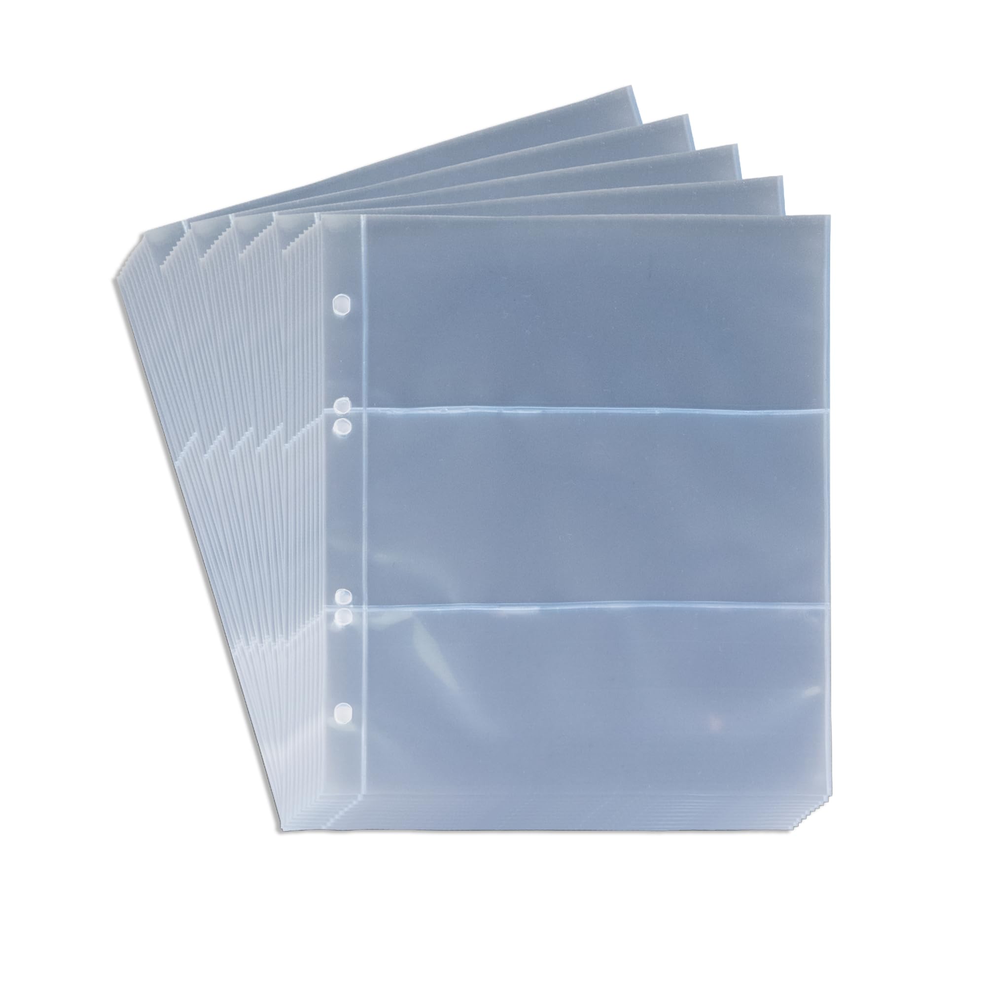 Prophila 50 Pochettes pour 3 Billets chacune (167 x 71 mm)