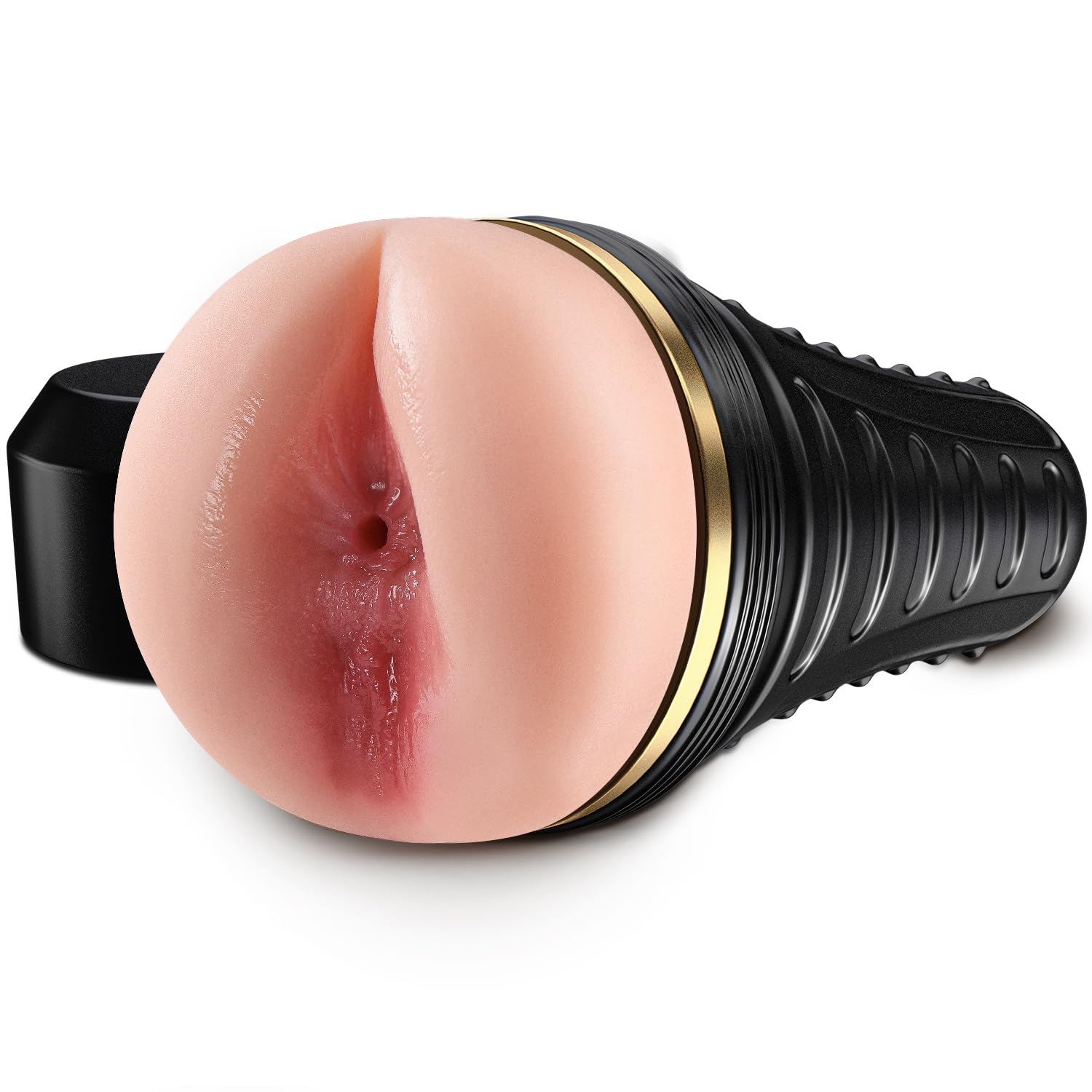 Anal Male Masturbator Realistic Pocket Pussy Vagina Butt Textured with 7.5in Depth Soft and Tighten Anus Fleshy Texture, Penis Training Masturbators Sex Machine Ass Toy for Men