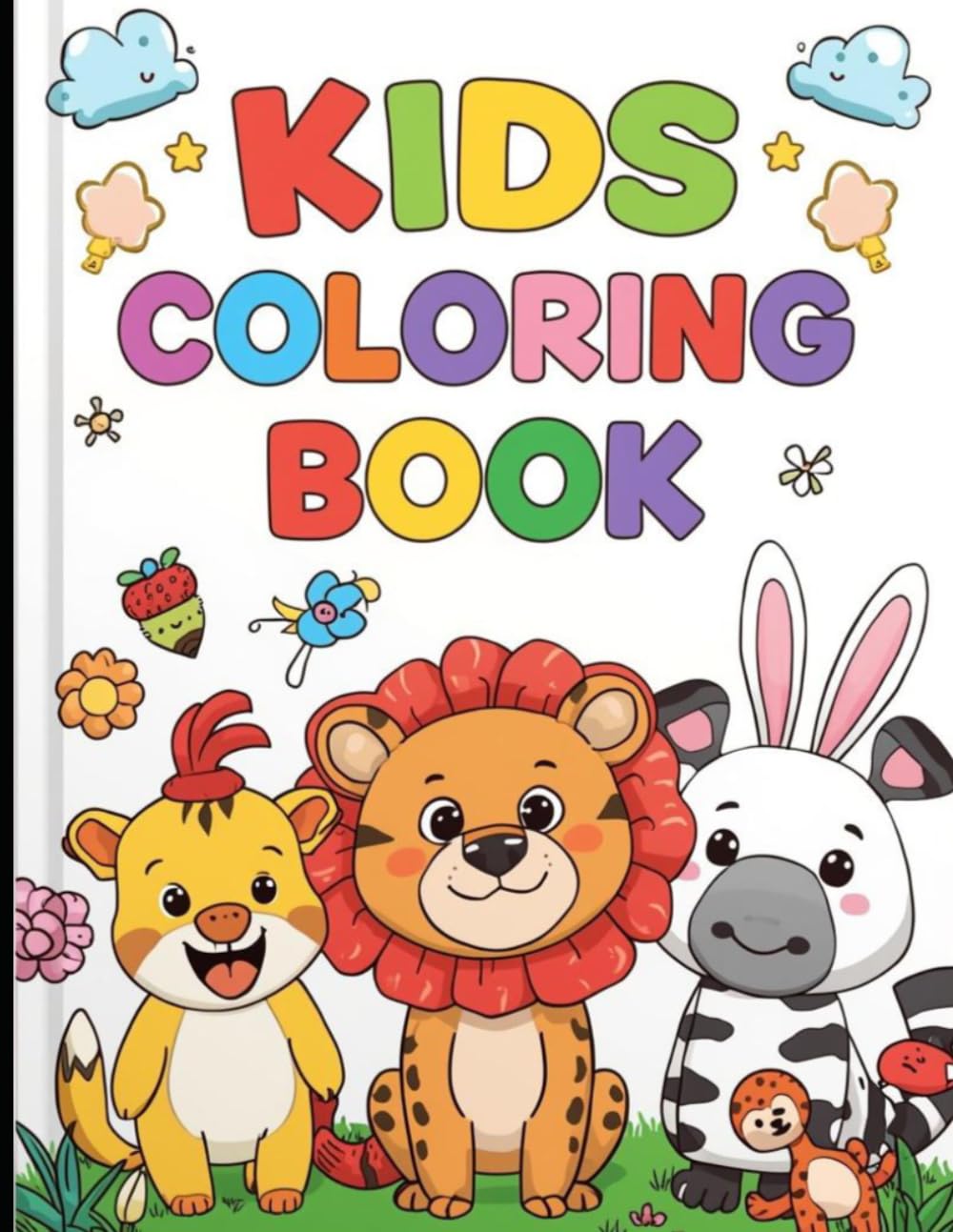 Cute Animal Friends Coloring Book