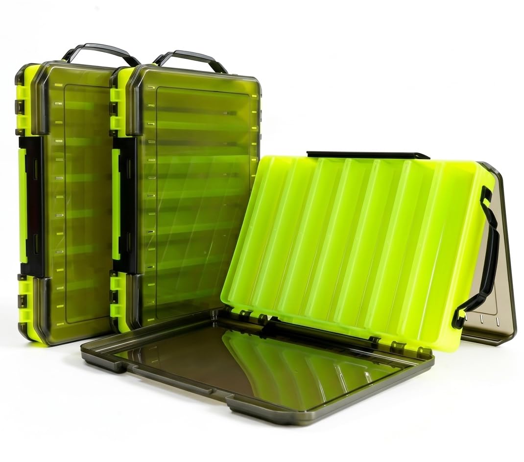 double sided tackle lure box Amazon.com: Fishing Tackle Boxes Lure Organizer: 2 Packs Hard Bait Storage  Box