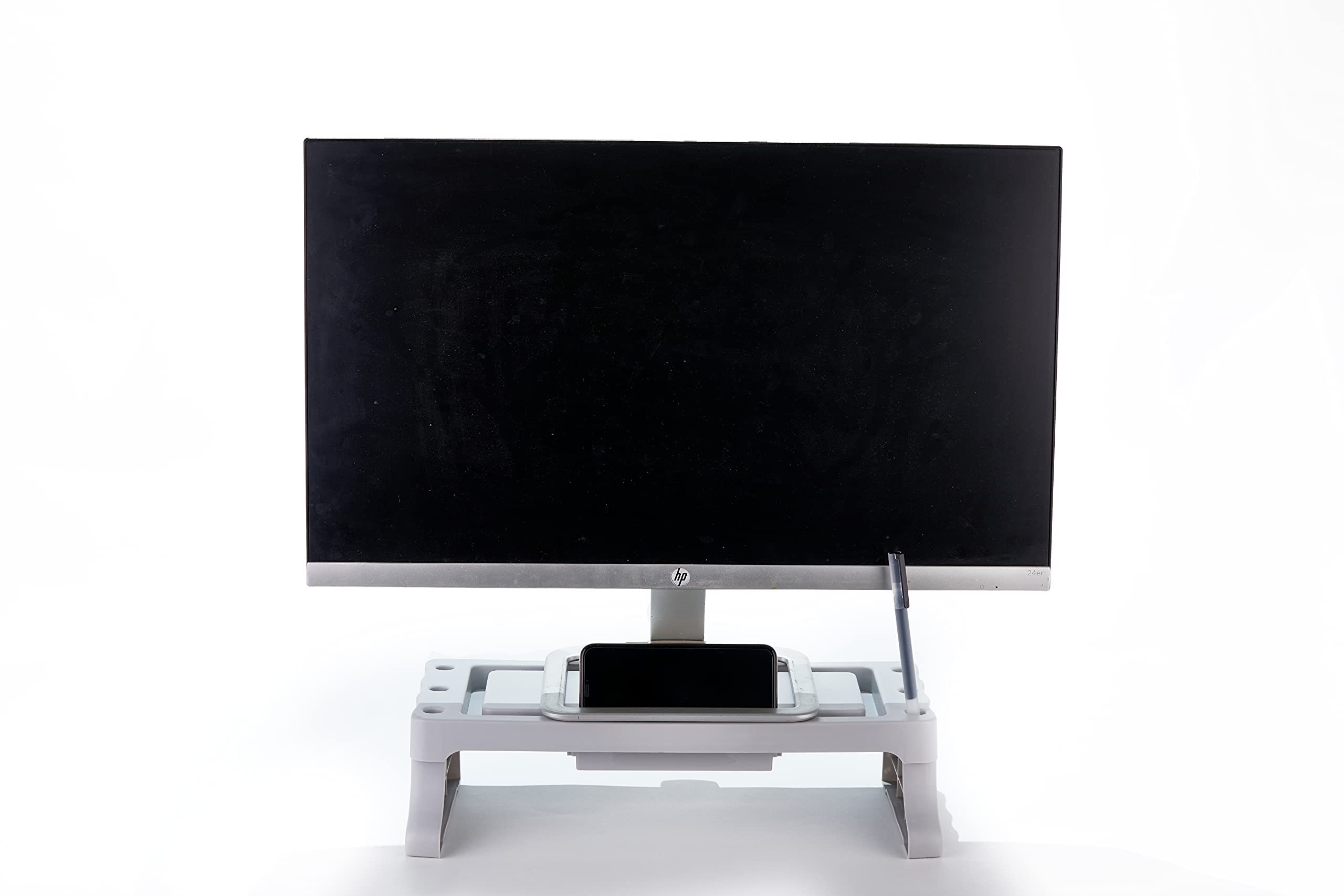 Bauboe® Monitor Stand Riser, Jelly Comb Foldable Computer Monitor Riser, Computer Stand with Storage Drawer, Phone Stand for Computer, Desktop, Laptop, Save Space (White) (B094GZ61HH) Amazon Price History, Amazon Price Tracker