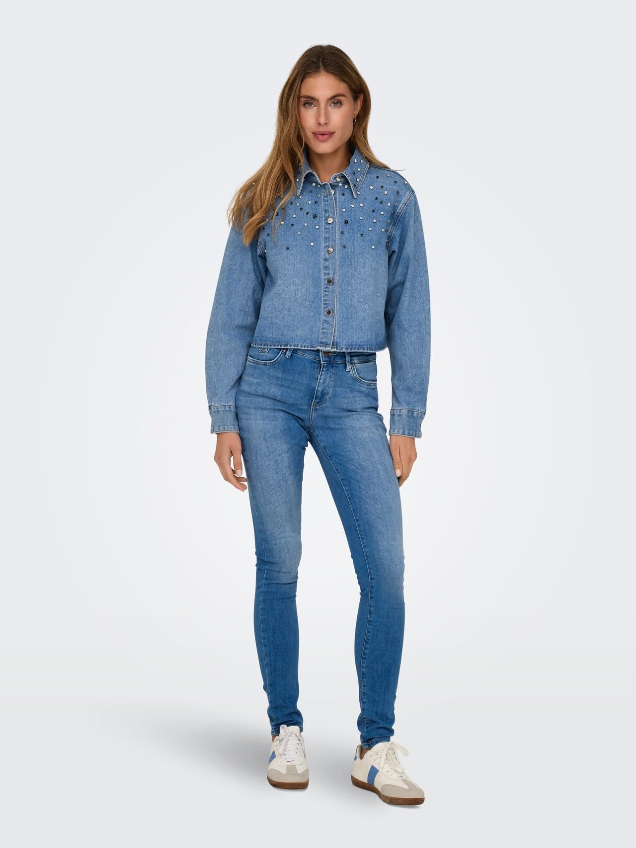 ONLY Female Skinny Jeans ONLBLUSH Mittlere Taille Skinny Fit Jeans | Skinny fit jeans