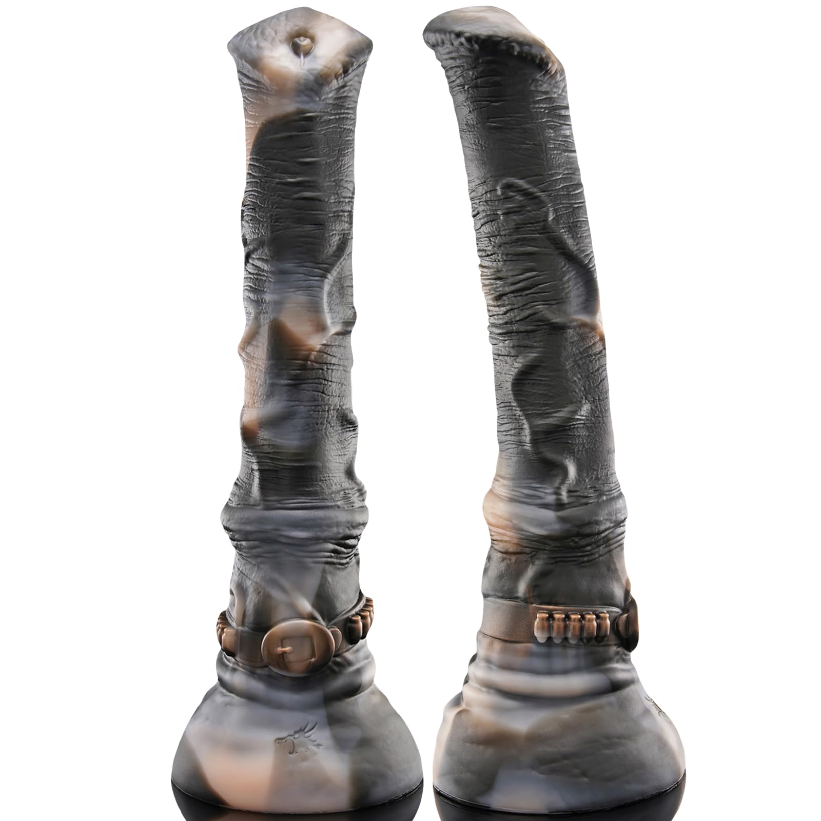 Nothosaur「Hunter Jack」Horse gode fantaisie monstre de 39 cm avec une grande ventouse, en silicone dragon XL. Ce godemichet anal flexible cible le point G pour adultes, XL