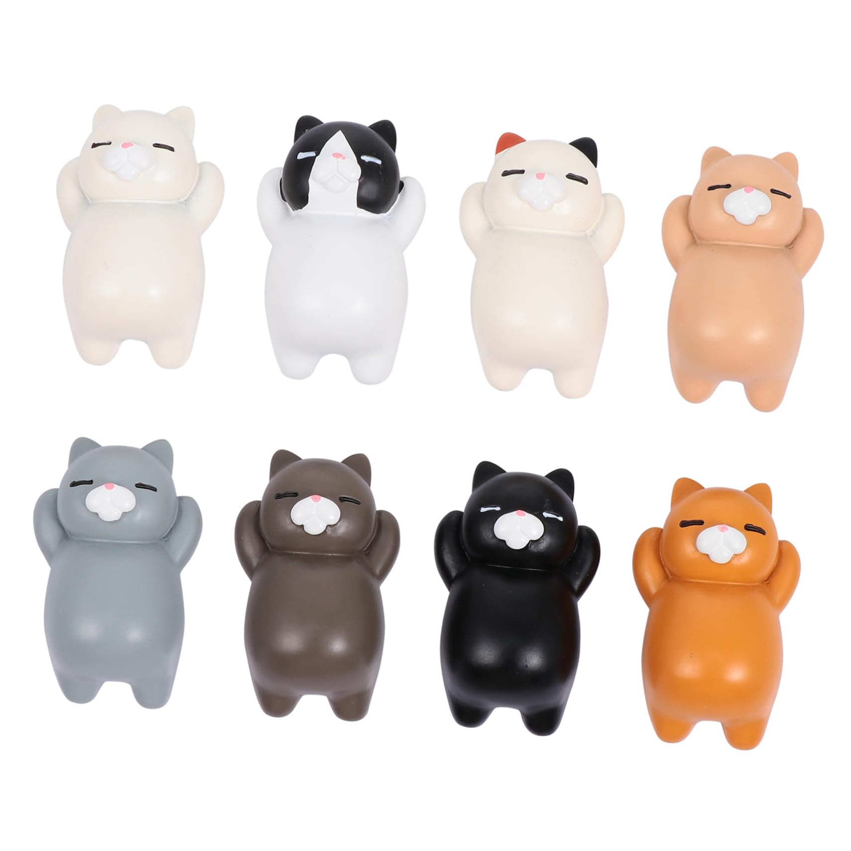Pegatinas decorativas magnéticas imanes para nevera de gato imán de cocina resistente