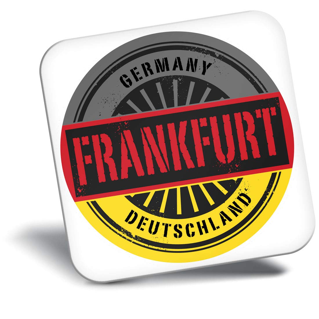 Destination Vinyl Ltd Fridge Magnet - Frankfurt Germany Deutschland 6019