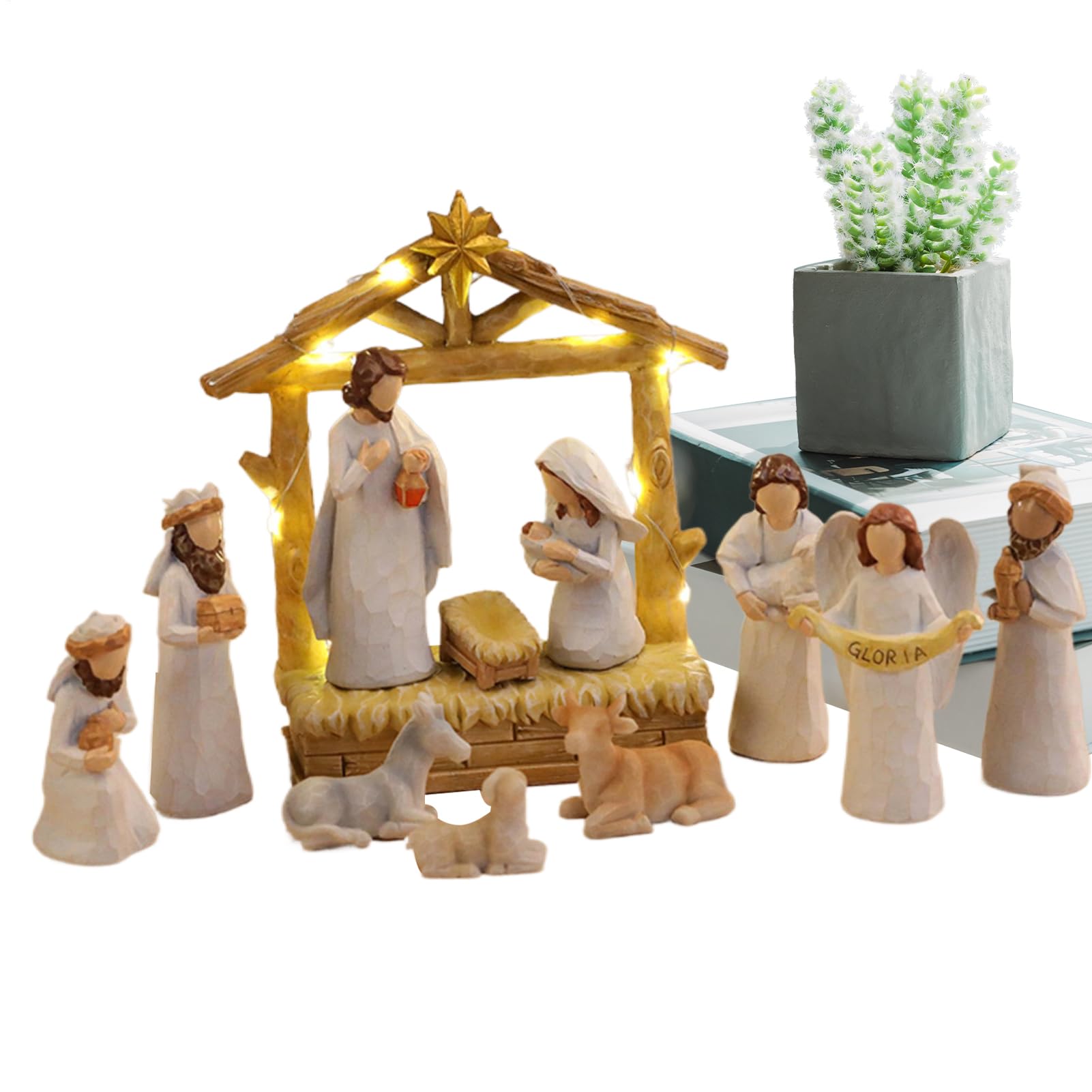 Set Belén Decoración Hogar, Decoración Estacional, Artículos Navidad