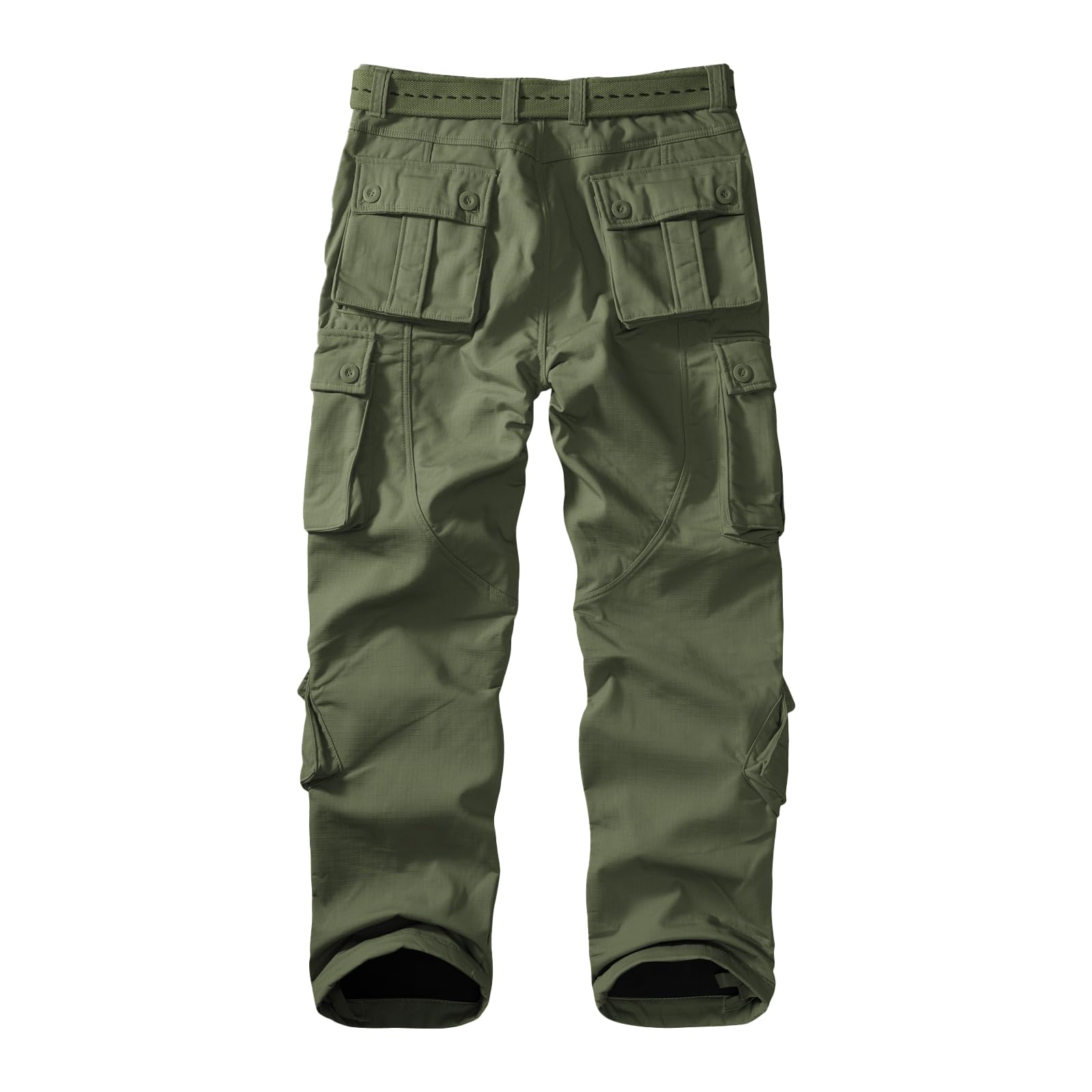 Snapklik.com : Mens Fleece Lined Cargo Pants Winter Camo Tactical Pants ...