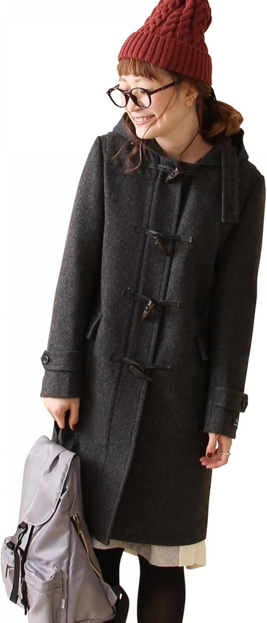 Amazon コーエン Coen カシミアブレンドダッフルコート 19 Dk Gray M コート ジャケット 通販