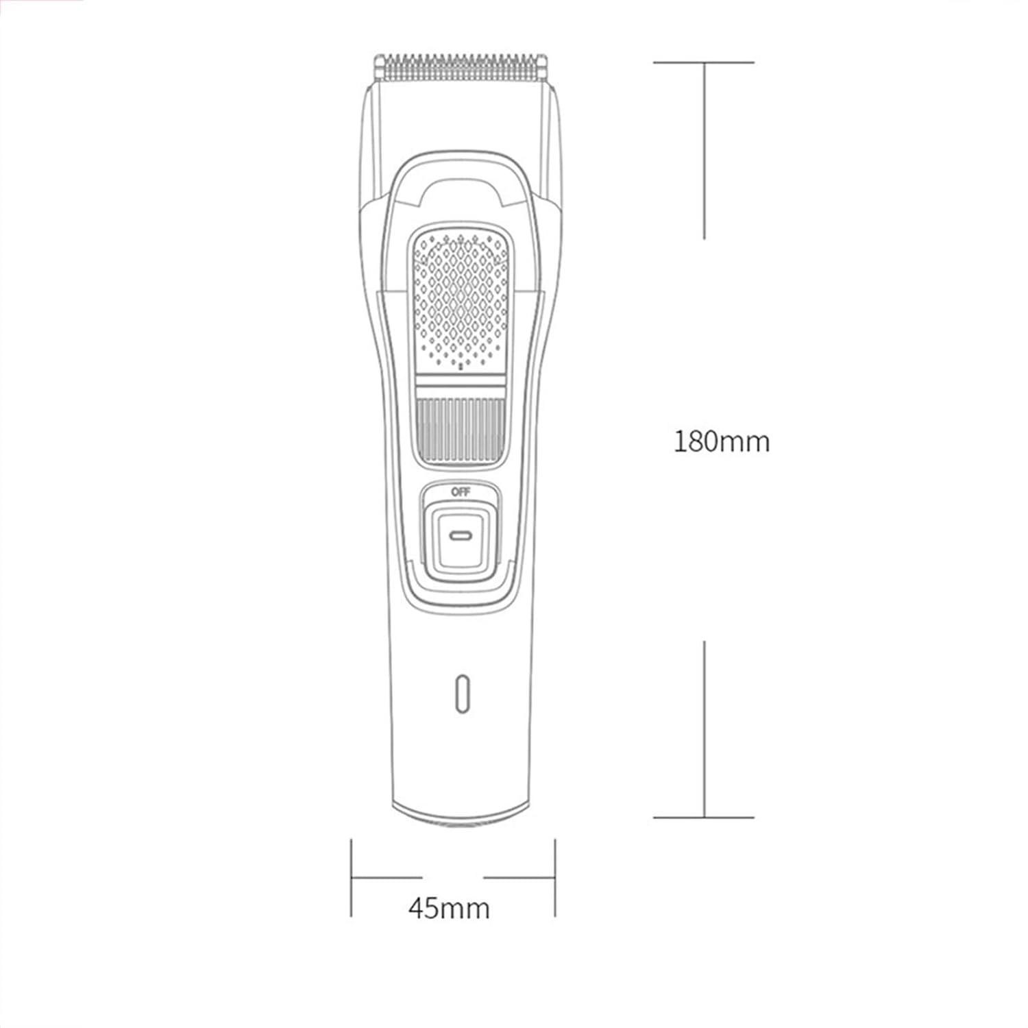 Barber Hair Trimmer LED Screen Washable Electric Clipper Rechargeable Professional Machine for Men Beard