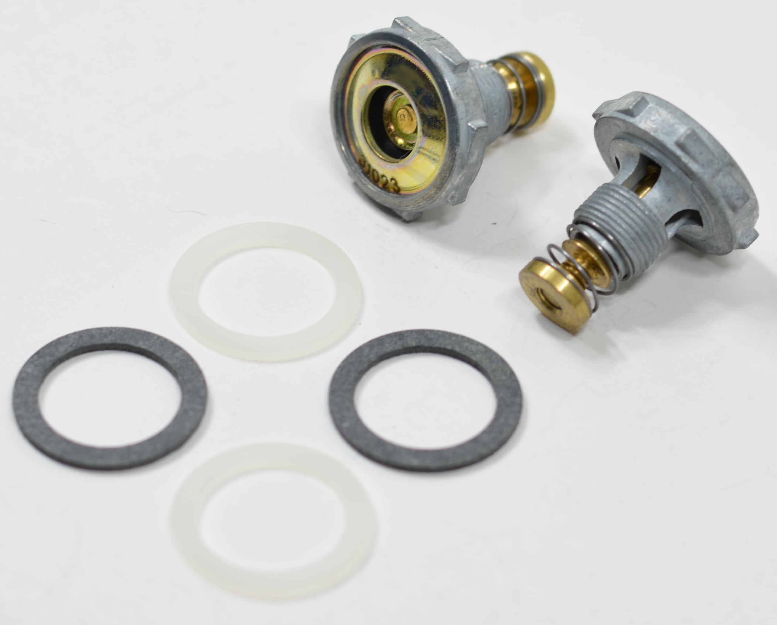 (2 Pack) 10.5" Hg Power Valve Single Stage High Flow 4 Door With Gaskets Fits: Holley Carburetor 2300, 4150, 4160 & 4500