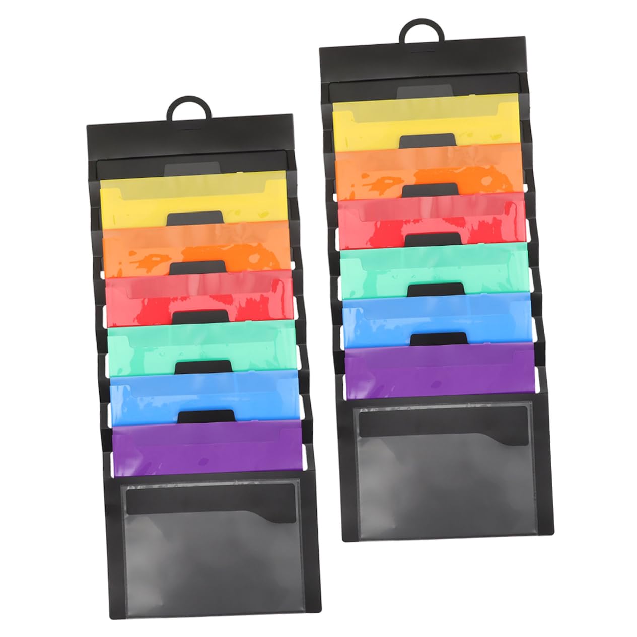 Pochettes de rangement murales pour dossiers suspendus et tri de documents