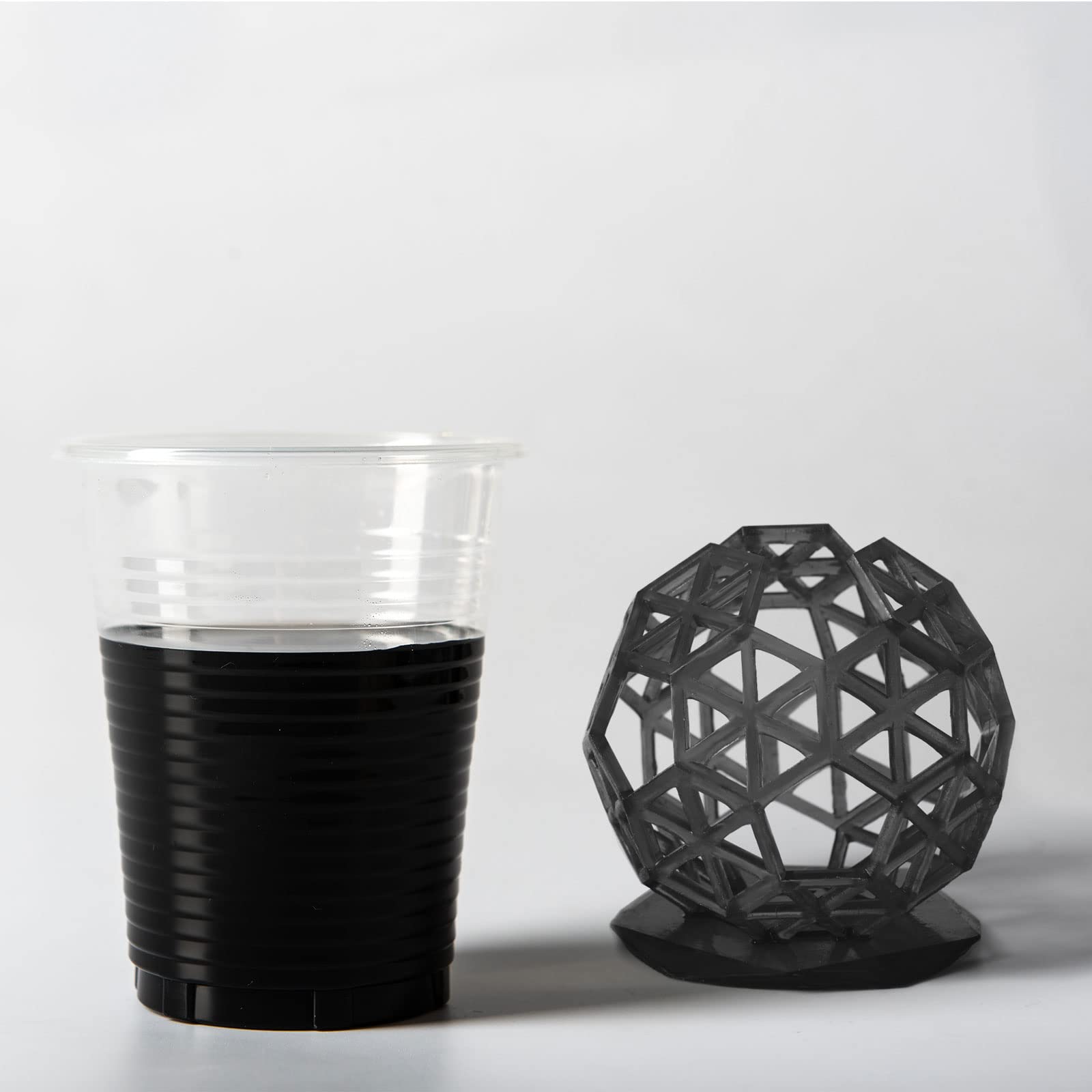 Resina de impresora 3D de 1kg, resina rápida lavable al agua flexible de 405 nm para impresión LCD DLP 3D, fotopolímero estándar de alta precisión resina líquida de curado UV negro translúcido