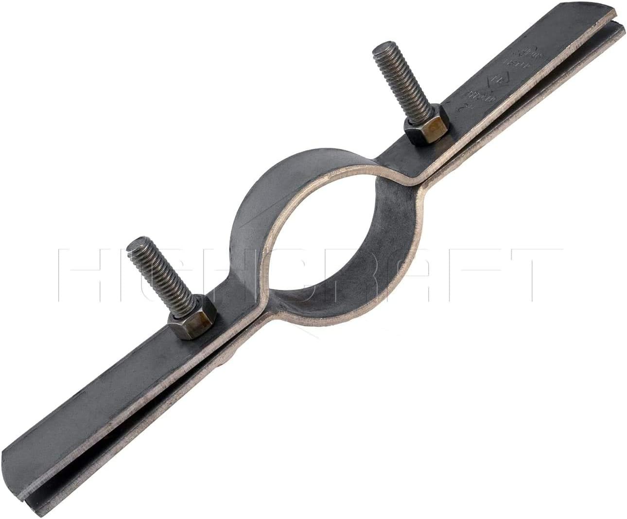 Highcraft DMST-QM01-10 Riser Clamp Vertical Pipe Hanger for Copper, Iron, CPVC, PEX 1 in. Uncoated Steel, 10 Pack