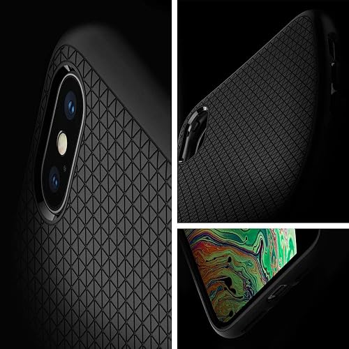 Vista 431 de Spigen Liquid Air - Funda diseñada para iPhone 13 Pro Max (2021), color negro mate