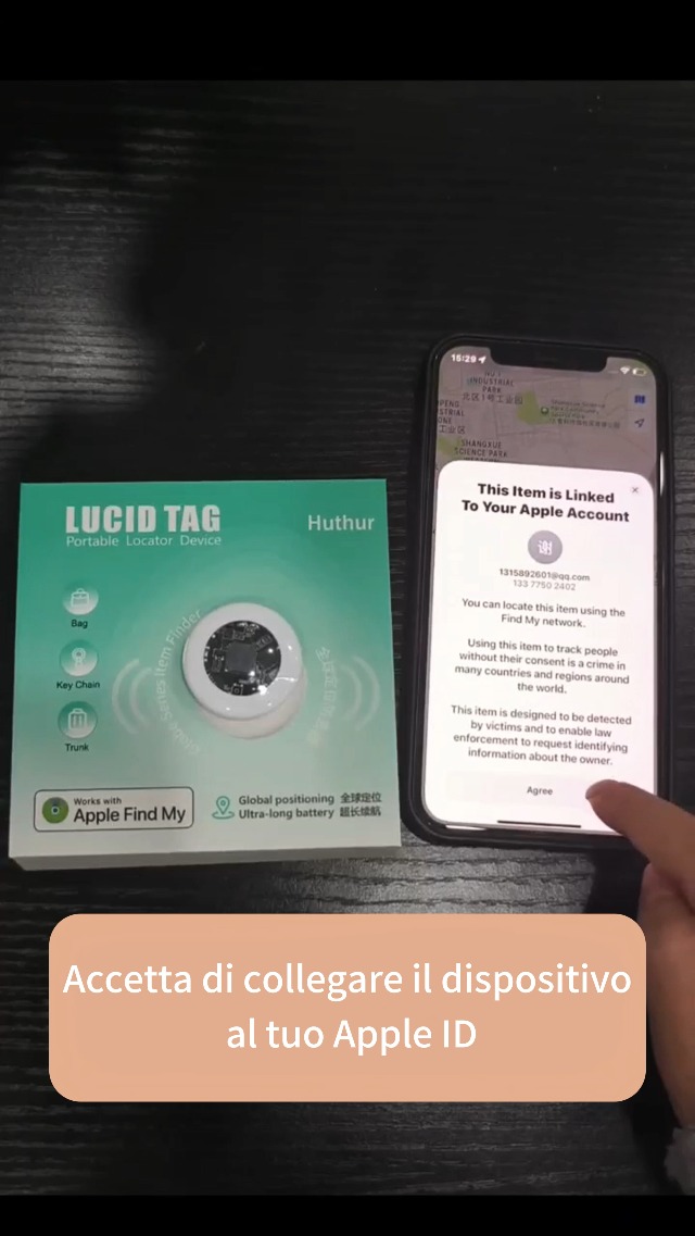 Tracker Tukio Smart Air Per IOS - Localizzatore Per Chiavi, Bagagli E Animali | Funziona Con App Trova Me - Foto 4