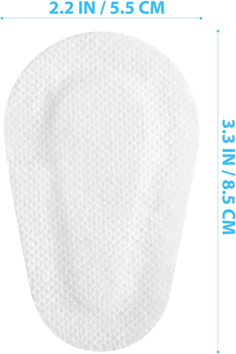 LALAFINA 20Pcs Sterile Nonwoven Eye Pads Breathable Eye Patches Soft Medical Self- Adhesive Nonwoven Wound Dressings for Adults, Random Color