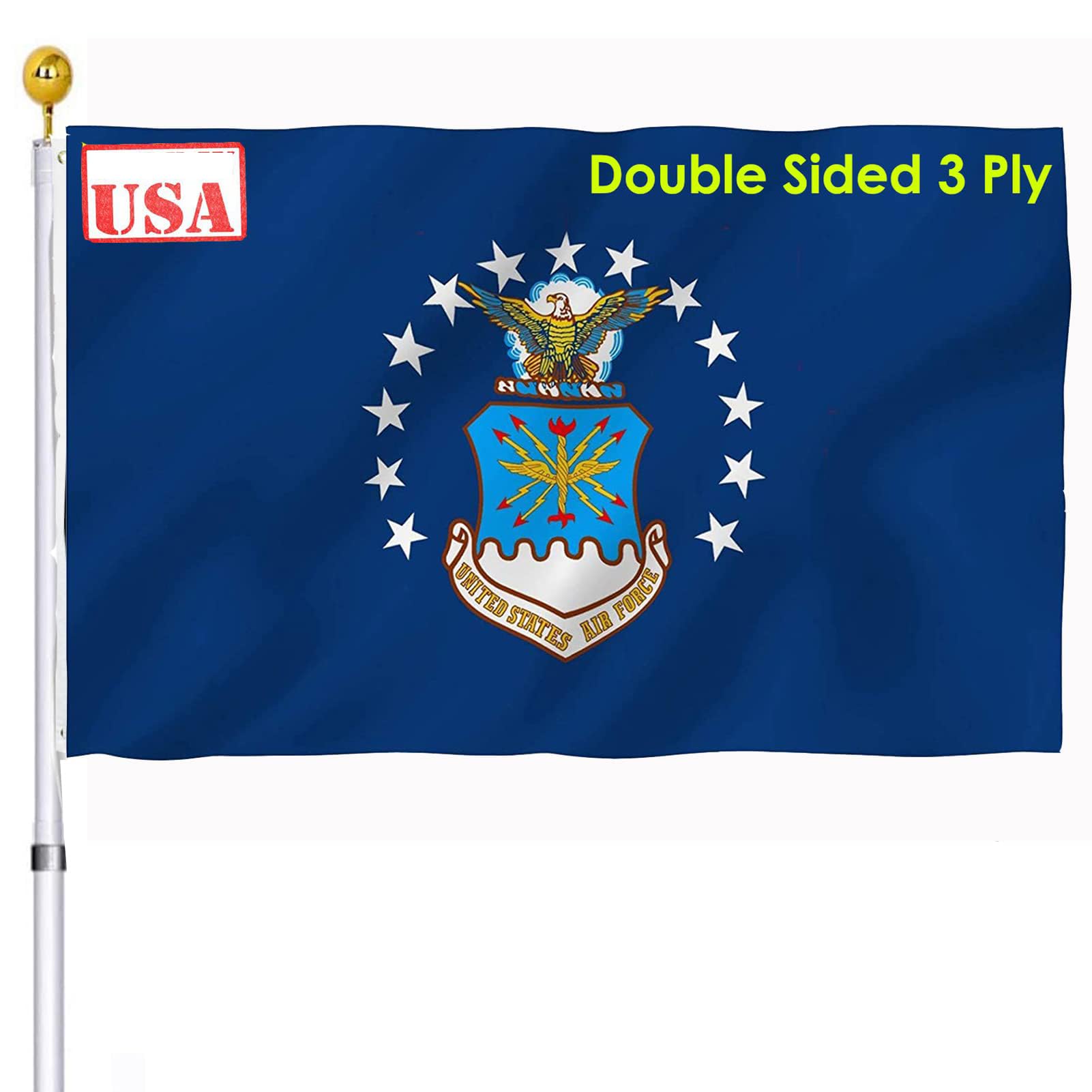 Air Force Flags 3x5 Outdoor Double Sided (UTSANG)