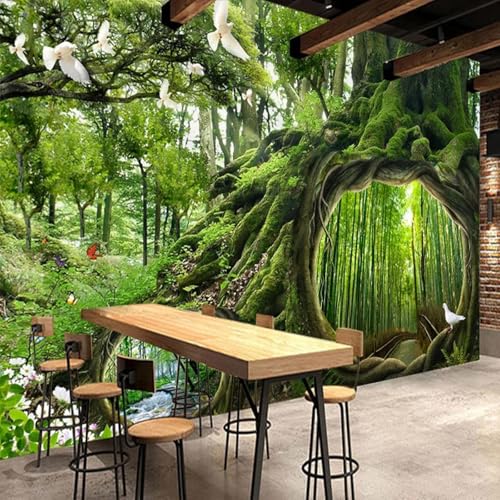 Décoration murale forêt primitive pour rénover facilement un grand mur