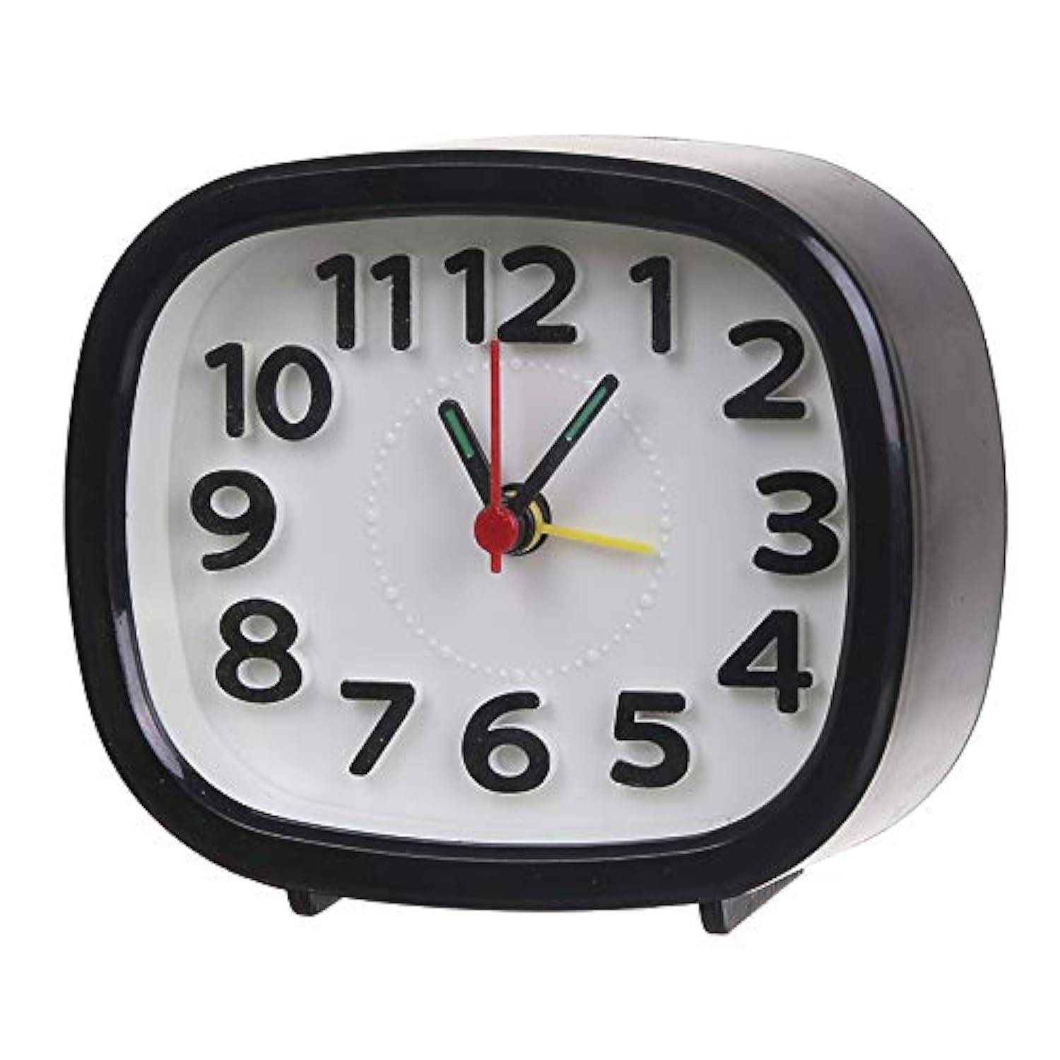 BUBUCAM Analog Alarm Clocks for Bedrooms Digital Alarm Clock for Kids Silent Alarm Clock Wall Clock Decor Wind