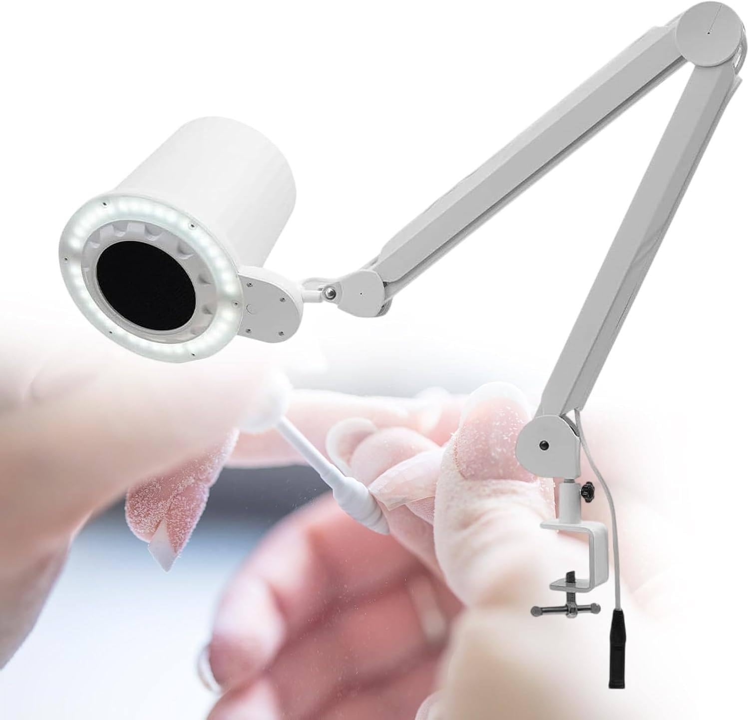 Aspiratore Professionale per Polvere per Unghie, Aspiratore E Aspiratore per Polvere per Unghie, Filtro Riutilizzabile, Macchina Aspirante per Polvere per Unghie A Basso Rumore