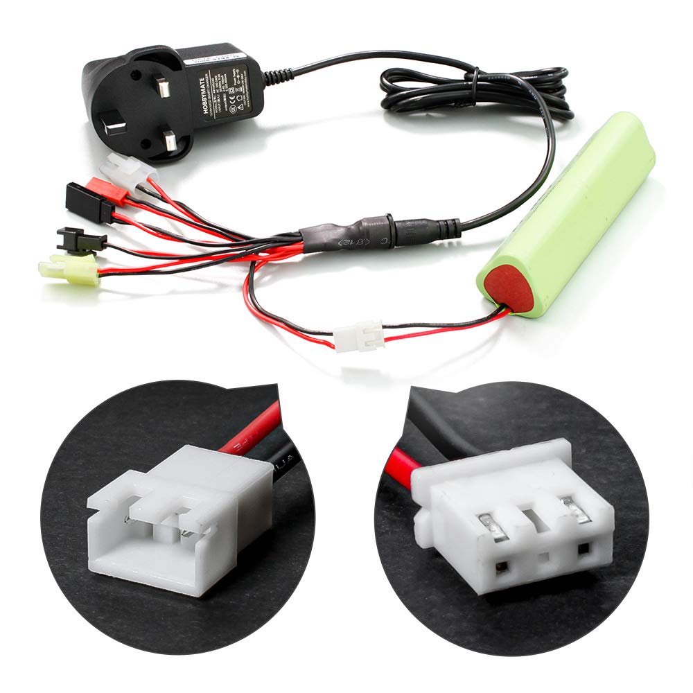 HOBBYMATE RC Car Battery Charger 4.8v 7.2v 8.4v 9.6v Nimh NiCd Battery