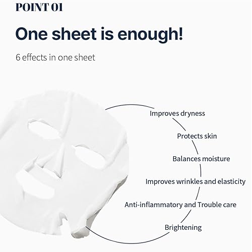 Miniatura 5 de Máscara básica de esencia para el cuidado dérmico de 0.88 oz x 10 hojas. Máscara todo en uno de adherencia perfecta. Hidratante. Calmante. Llena de