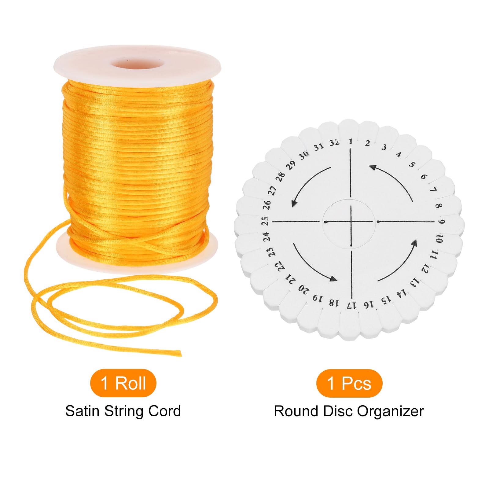 uxcell 109 Yards 1.5mm Satin String Cord - Image 3