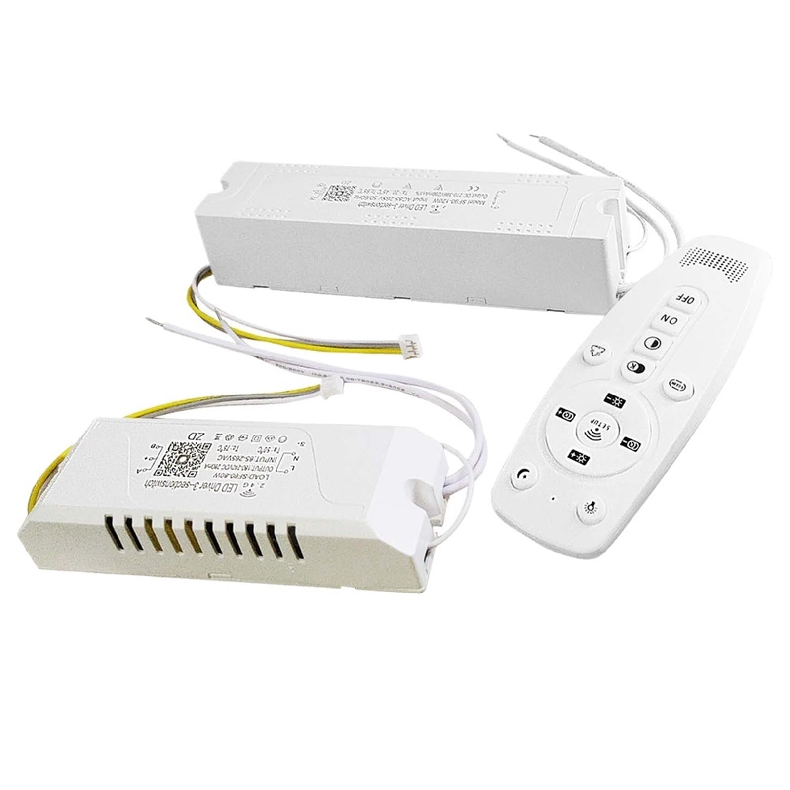 KDNHVRQY AC85-265V APP Control Isolation LED Driver 2.4G Remote Intelligent LED 50-120W for Dimmable Color with Memory Functi (Size : AC85-265V, Color