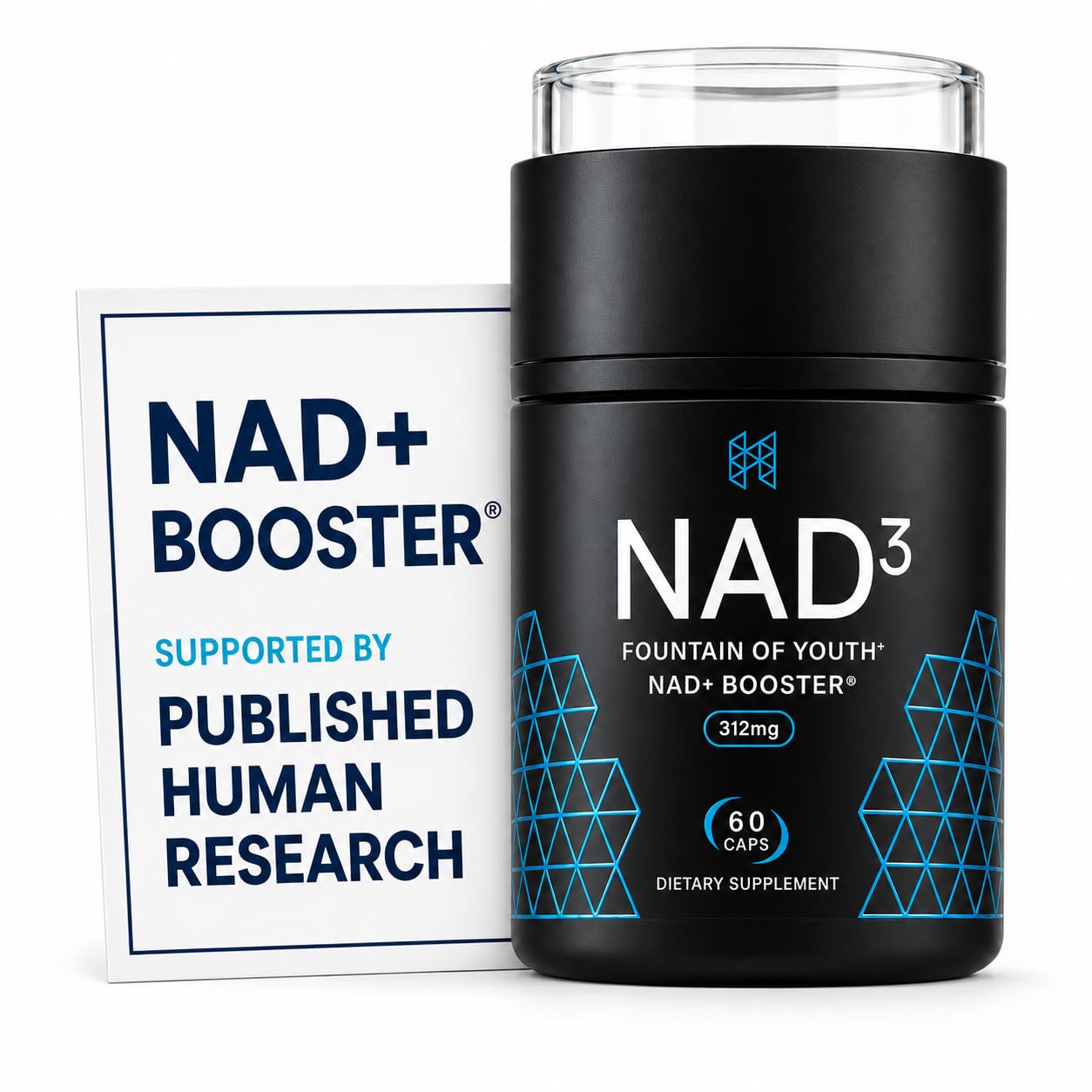 HPN NAD3 NAD+ Booster for Cellular Energy, 312 mg, 30 Veggie Capsules — Amazon image 9