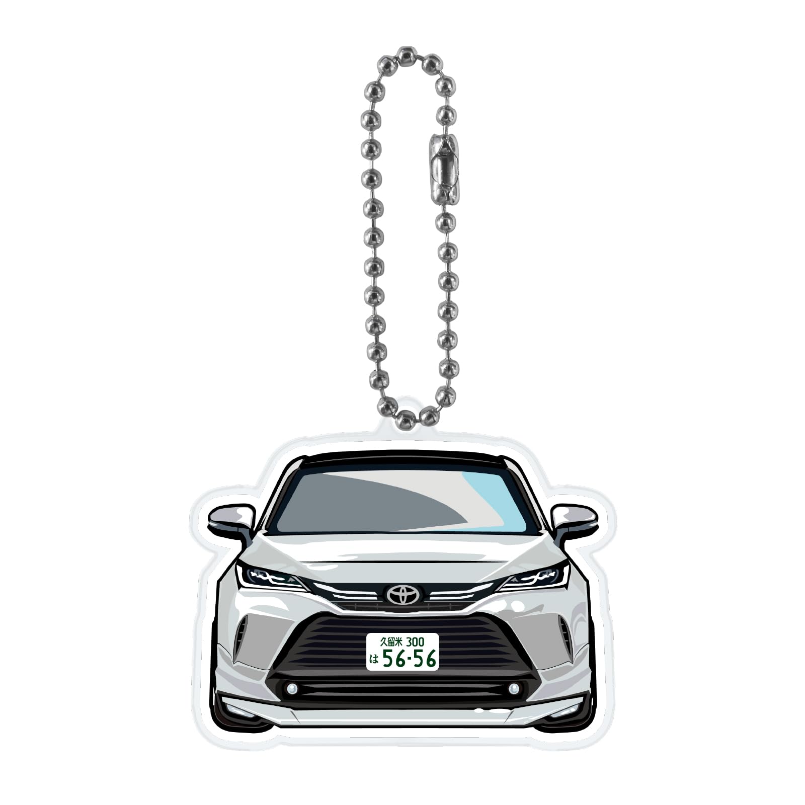 トヨタ　新型 ハリアー 模型 3点セット 白 　キーホルダー　ミニカー トヨタ 新型 ハリアー 模型 3点セット 白 キーホルダー ミニカー