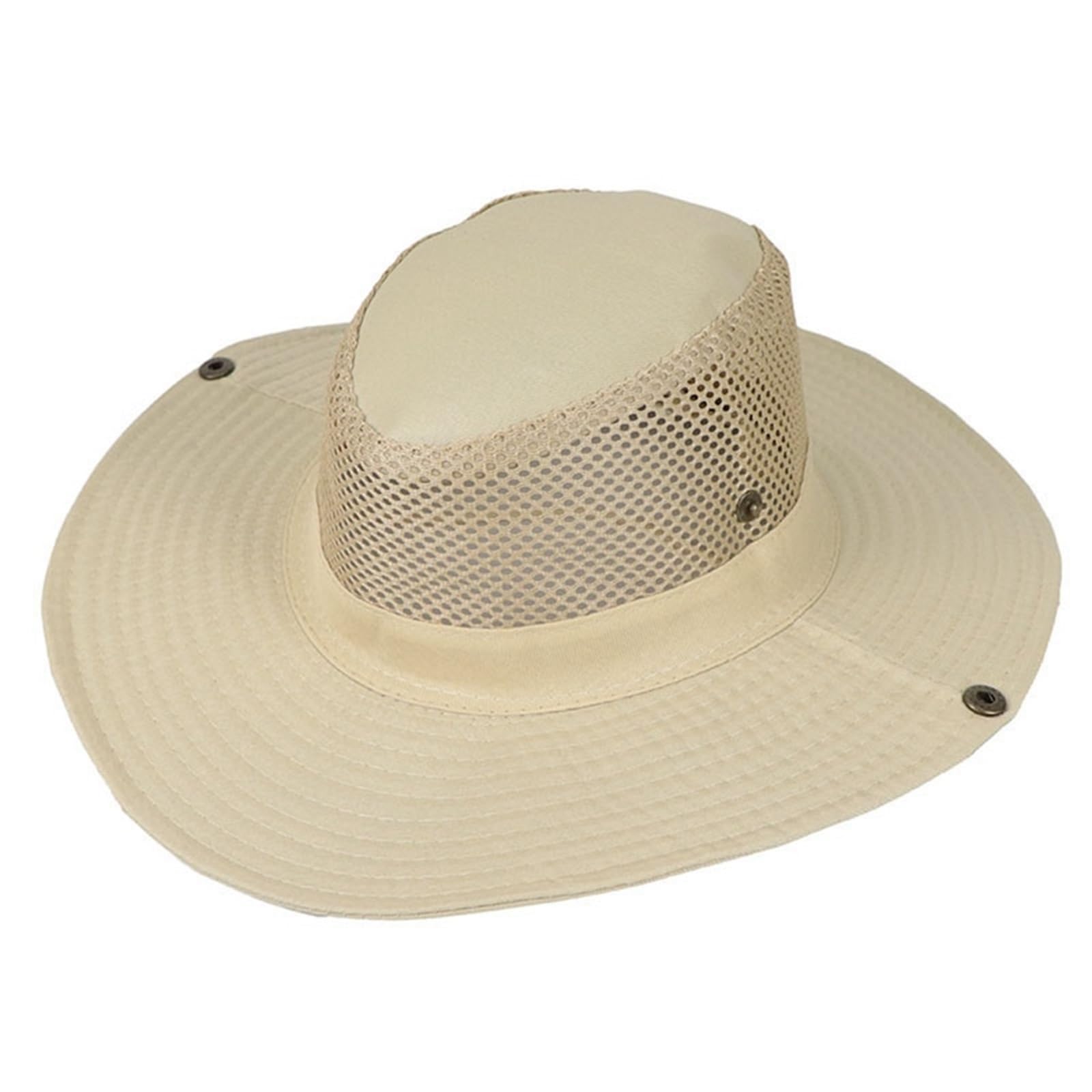 Chapeau De Randonnée Homme - Bords Larges Protection UV - Respirant Et Pliable - Taille Réglable 56-58 Cm - Pour Rando, Pêche, Cyclisme