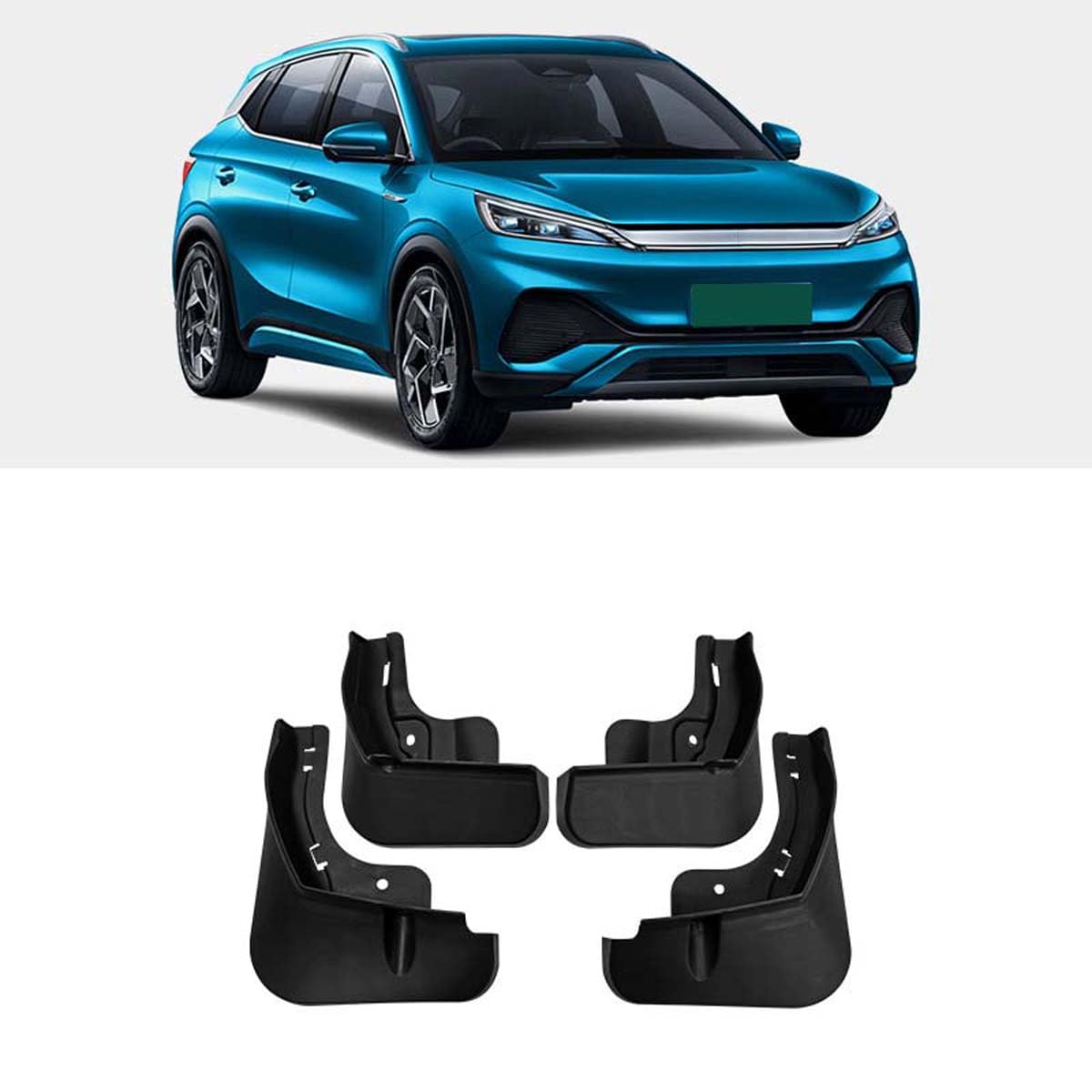 Garde-Boue pour BYD Atto 3 et Yuan Plus 2022-2024 - 4 Pièces
