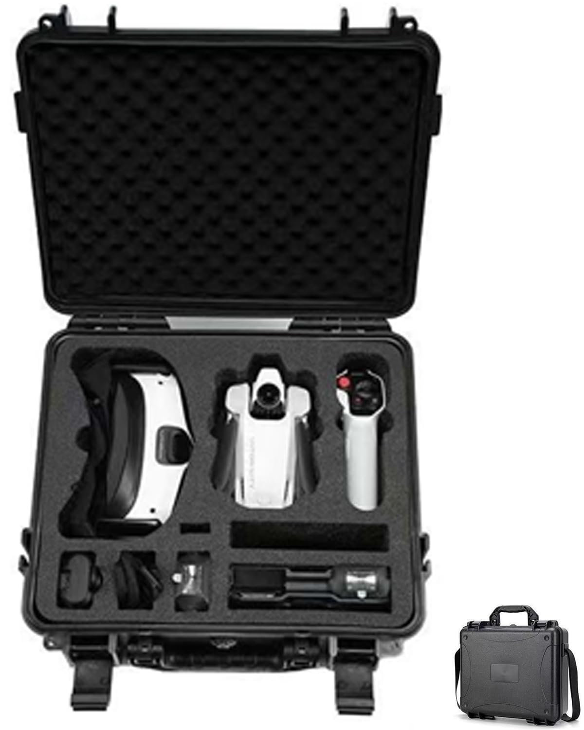 Hard Carrying Case Compatible with Antigravity A1, Shockproof PC Material, Storage A1 Drone, Vision Goggles, Grip Motion Controller & Drone Accessories
