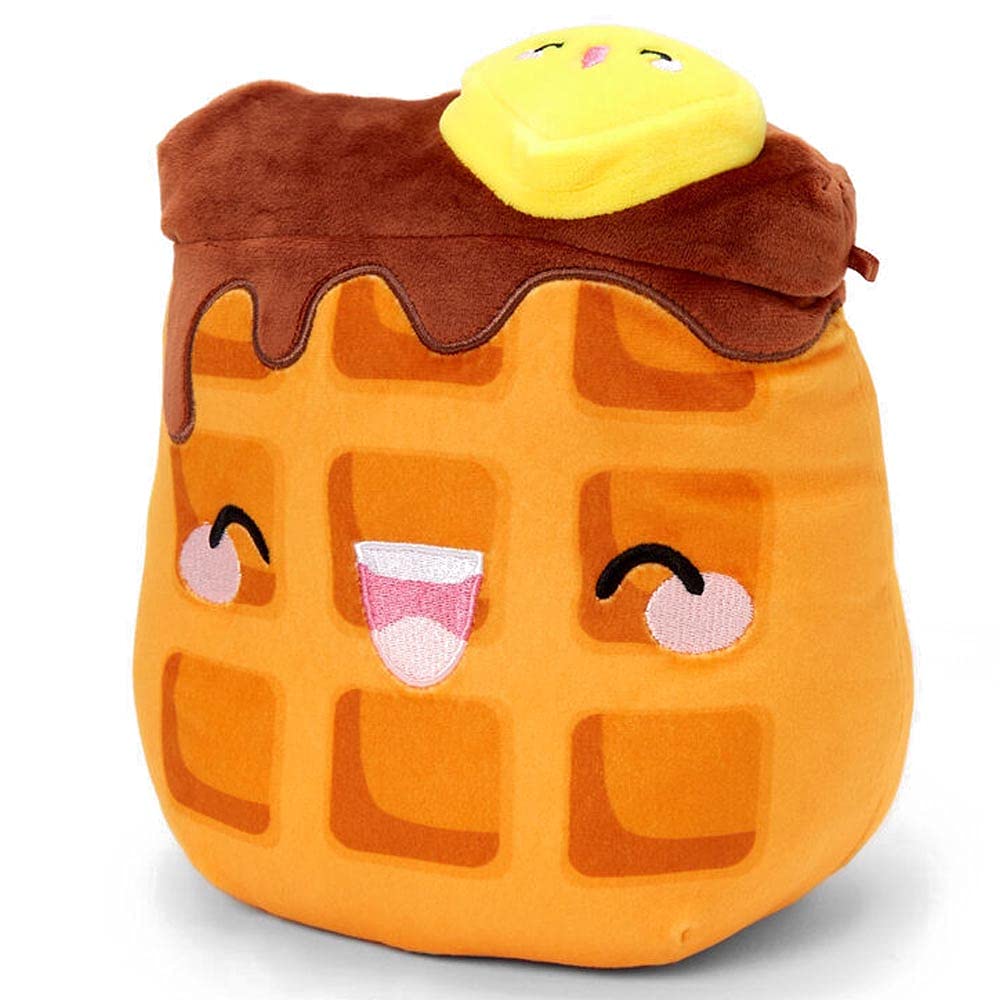 Squishmallows Oficial Kellytoy Food Squad Plush Toys Soft Plush Animal (8 Inch, Meemie Waffle)