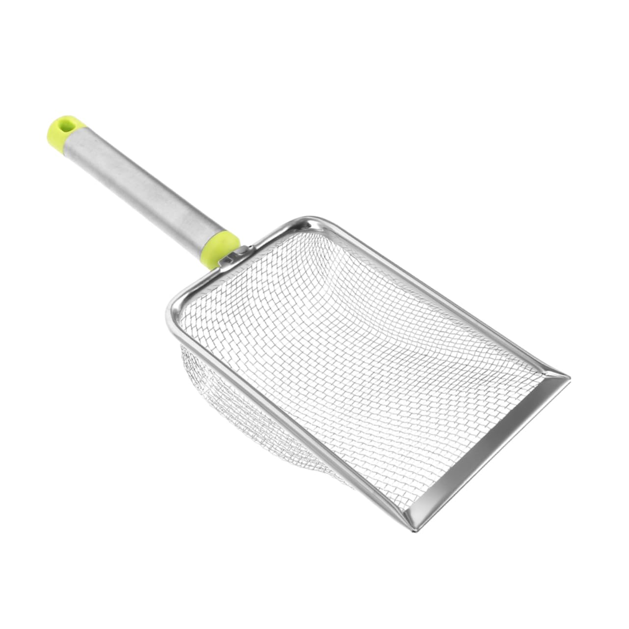 COLLBATH 5pezzi Rastrellino per Lettiera per Gatti Acciaio Inossidabile con Manico Ergonomico e Filtro Maglia Fine per Pulizia Veloce e Facile della Lettiera Accessorio per Amici Zampe