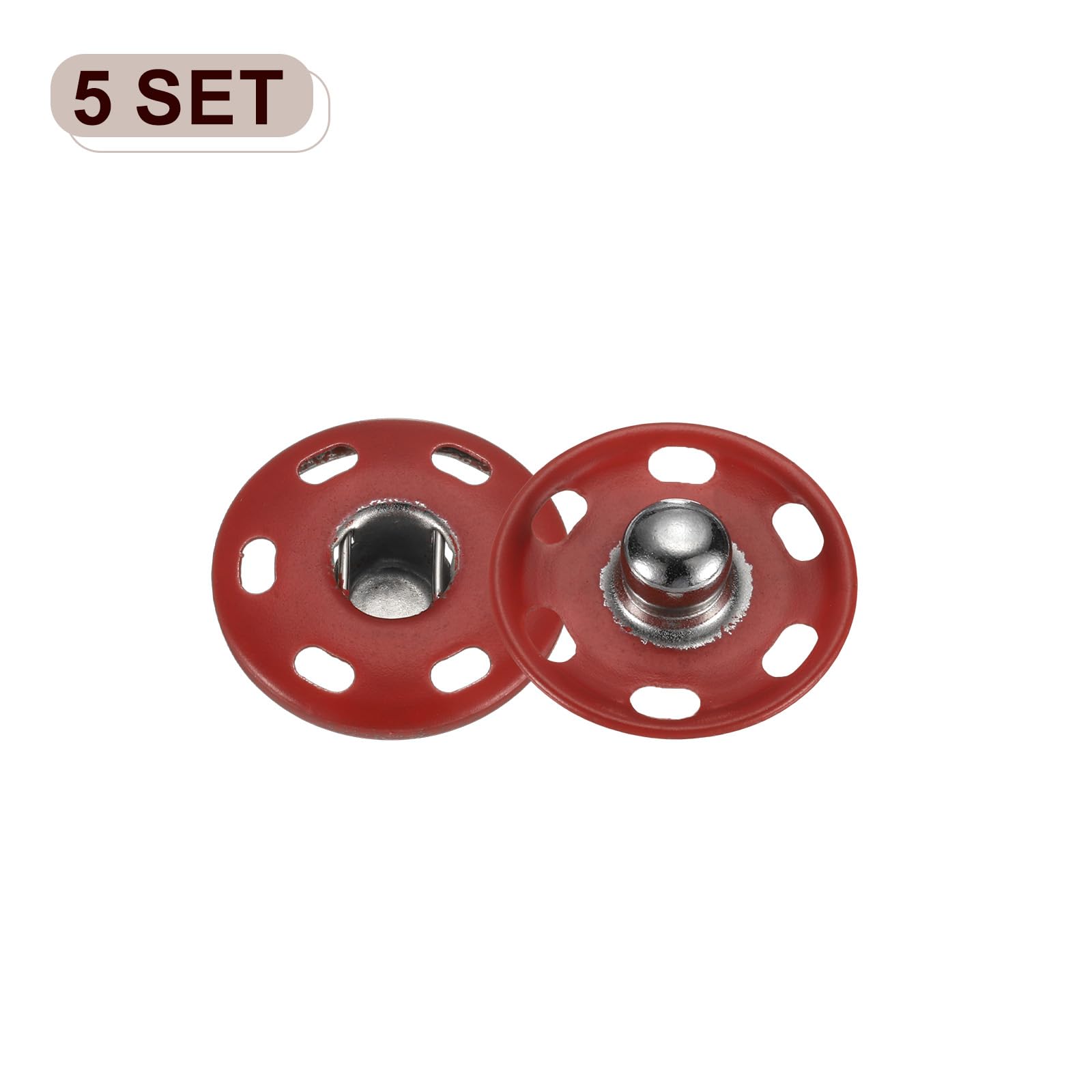 QUARKZMAN – 12 Set Di Bottoni Automatici A Pressione In Metallo Color Oro, Diametro 17 Mm, Per Cucito Creativo E Riparazione Di Borse, Vestiti E Accessori Fai-da-te