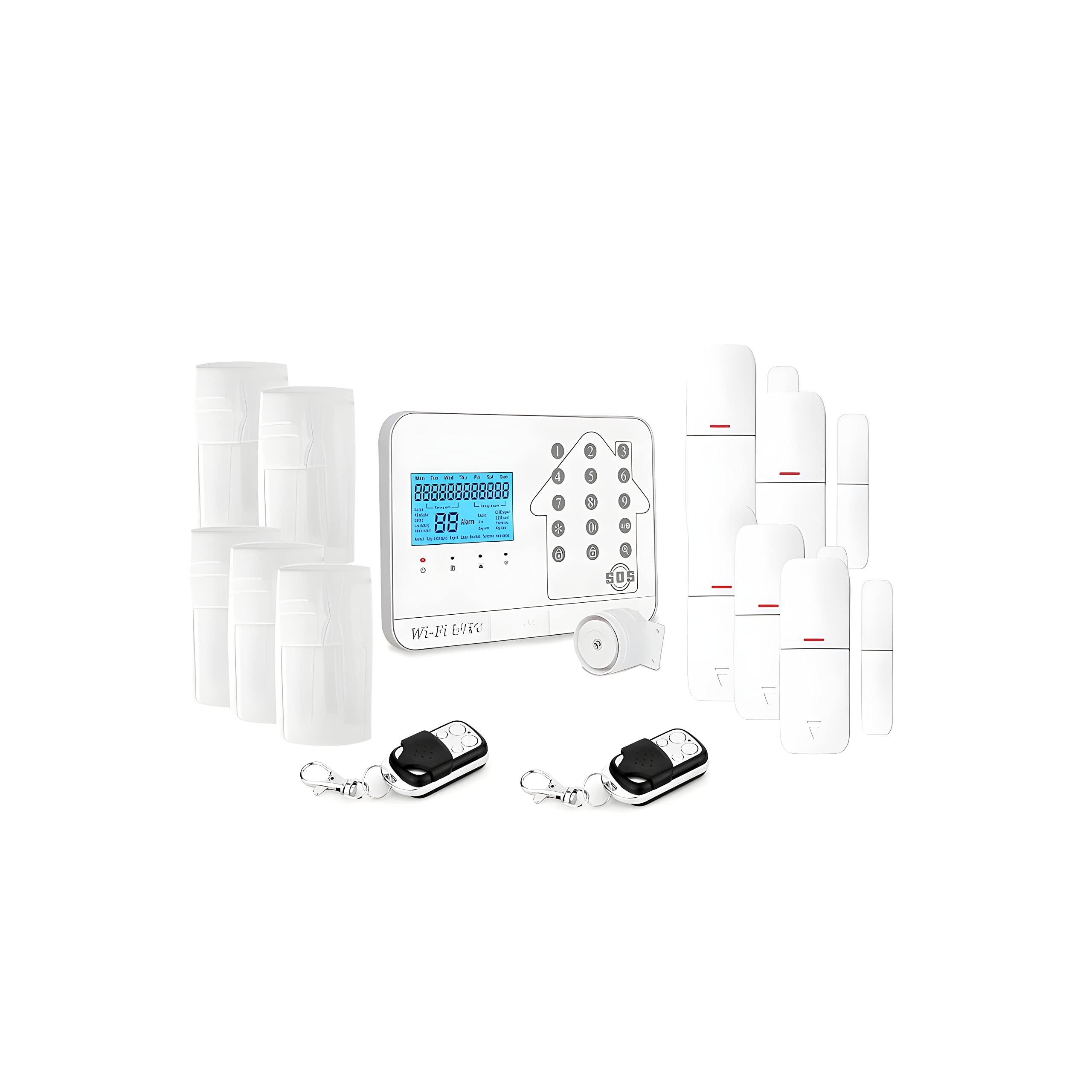 Kit Allarme Casa Connessa Wireless WiFi Box Internet e GSM Futura White Smart Life- Lifebox - Kit Animal 5