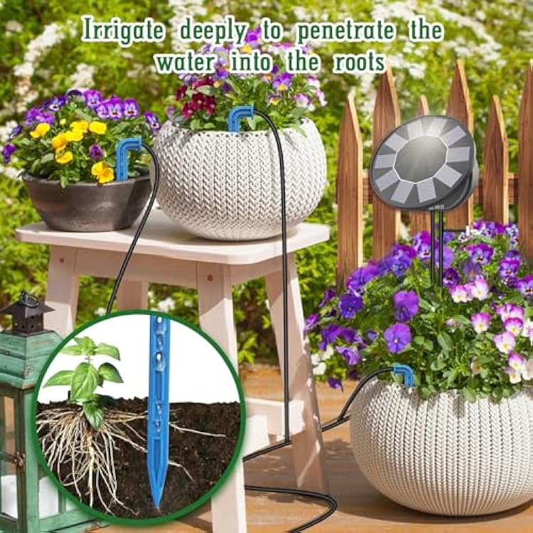Solar Automatic Drip Irrigation System Kit, Auto UK | Ubuy