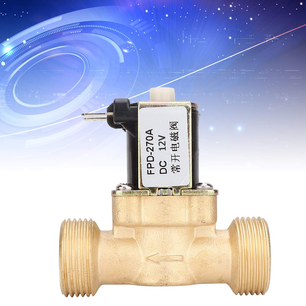 Elettrovalvola 3/4'' BSP Ottone - Normalmente Aperta 12V DC O 24V DC (Scegli Tensione)