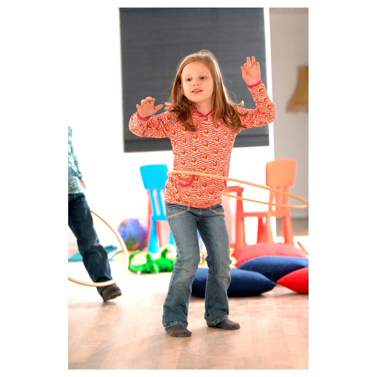 Sport-Tec Cerceau de Gymnastique en Bois - Entraînement, Fitness, Perte de Poids - 60 cm