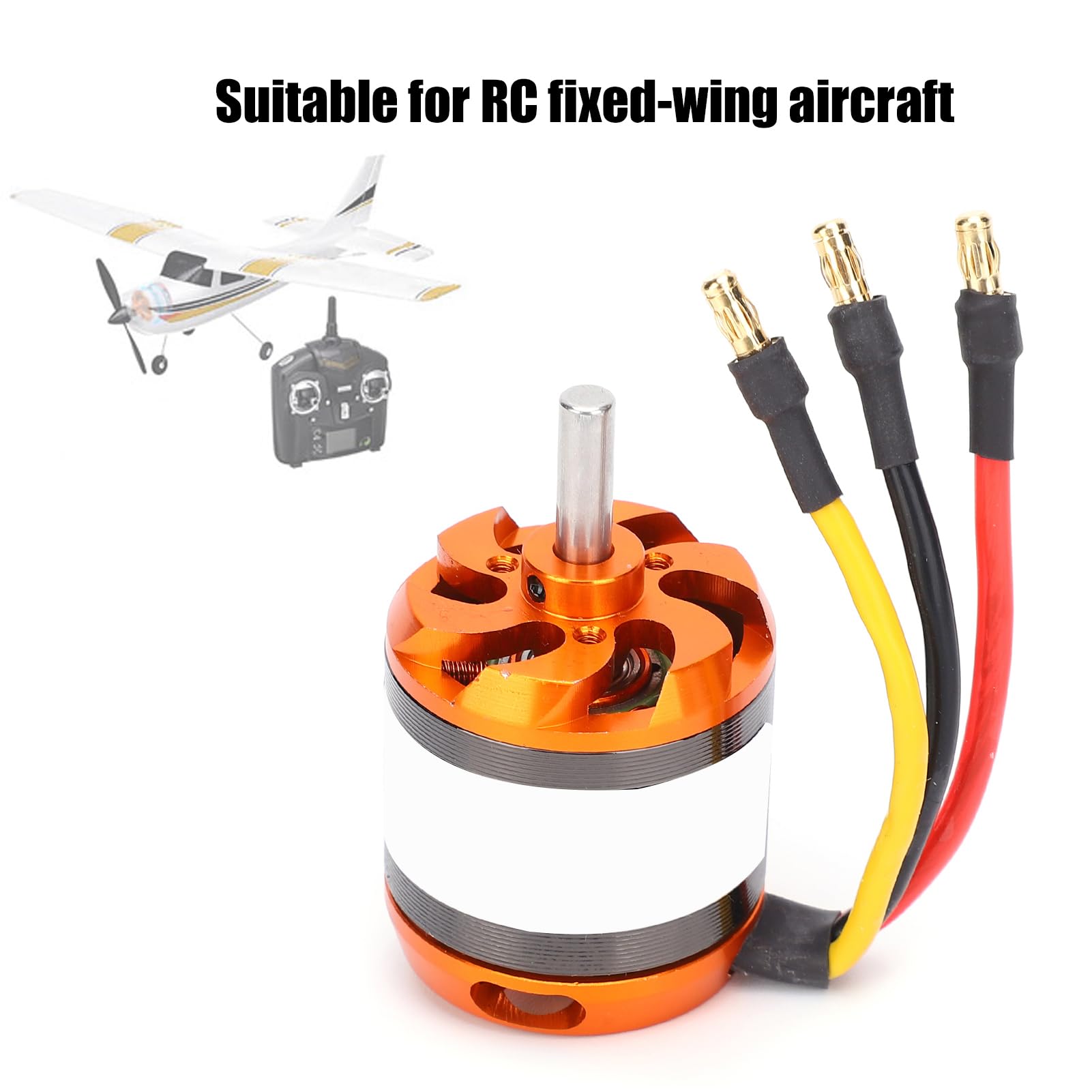 D3542 Brushless Motor 1450KV para Avión de Ala Fija RC (1000KV)