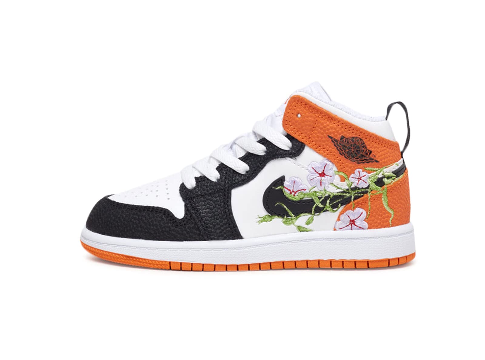 Jordanlittle Kids Jordan Mid Se Basketball Blossom Wht Blk