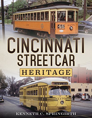 Cincinnati Streetcar Heritage - Poster tramway vintage et historique pour décoration