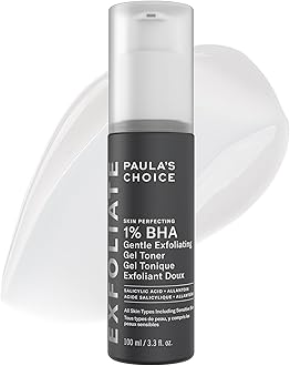 Paula’s Choice CALM 1% Sensitive Skin BHA Liquid Exfoliant, Salicylic Acid Lotion for Large, Clogged Pores, Calms, Soothes Redness, Suitable for Rosacea-Prone, Eczema-Prone Skin, Fragrance-Free, 3.3oz