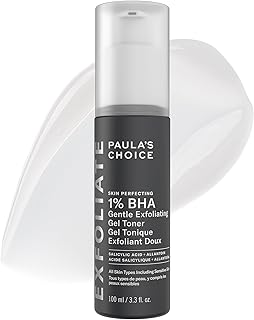 Paula’s Choice CALM 1% Sensitive Skin BHA Liquid Exfoliant, Salicylic Acid Lotion for Large, Clogged Pores, Calms, Soothes Redness, Suitable for Rosacea-Prone, Eczema-Prone Skin, Fragrance-Free, 3.3oz
