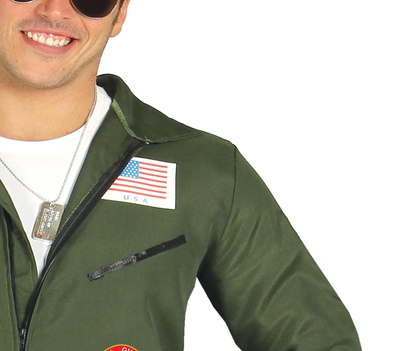 FIESTAS GUIRCA Fiestas Guirca Kostium top gun fighter pilot aviator kombinezon Mężczyźni 80803.0