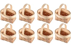 Beavorty Woven Miniature Favor Baskets