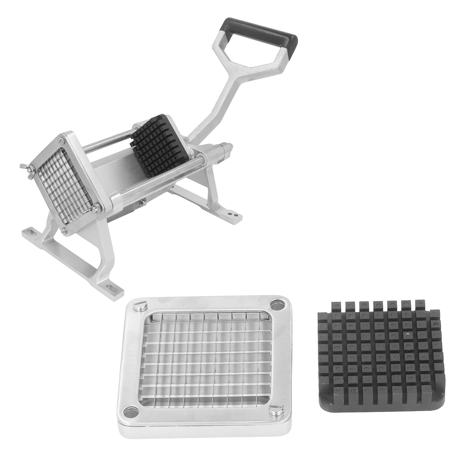 Affettatrice per Patate Fry Affettatrice per Patate Fritte Taglierina per Patate Fritte in Acciaio Inossidabile per Uso Domestico e Commerciale (9 mm)