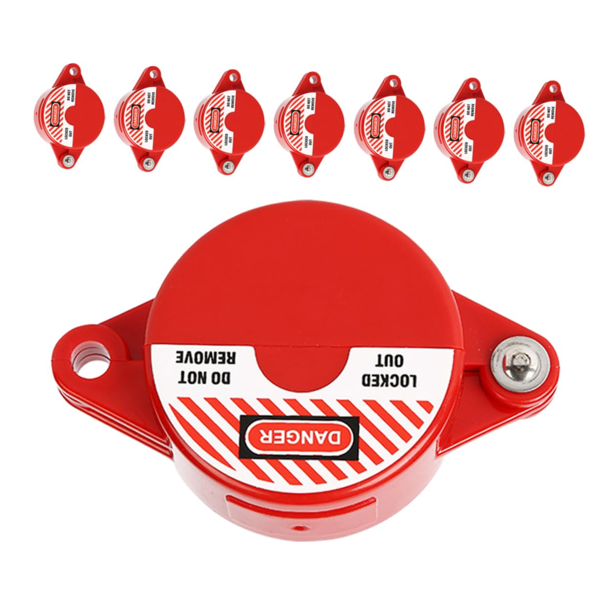 FUNOMOCYA Adjustable Valve Lockouts Device Engineering Lock for Valves Tagout System