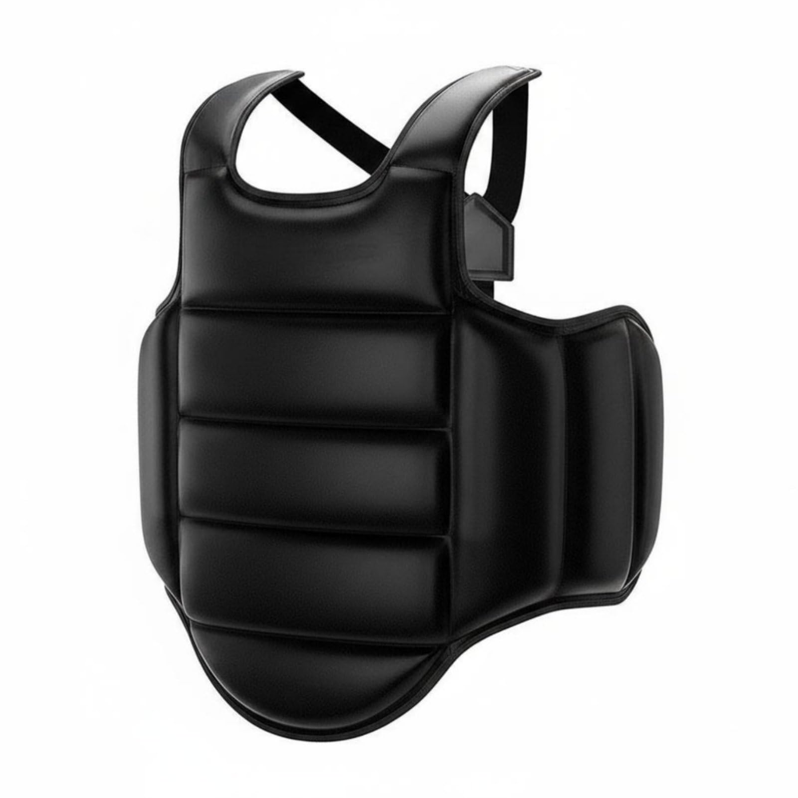 Harilla Arts Poly Padding Torso Protector Double Sided Flexible Use Reliable Training Gear Suitable for Practice Sparring , Black And White , S Height 120-140CM